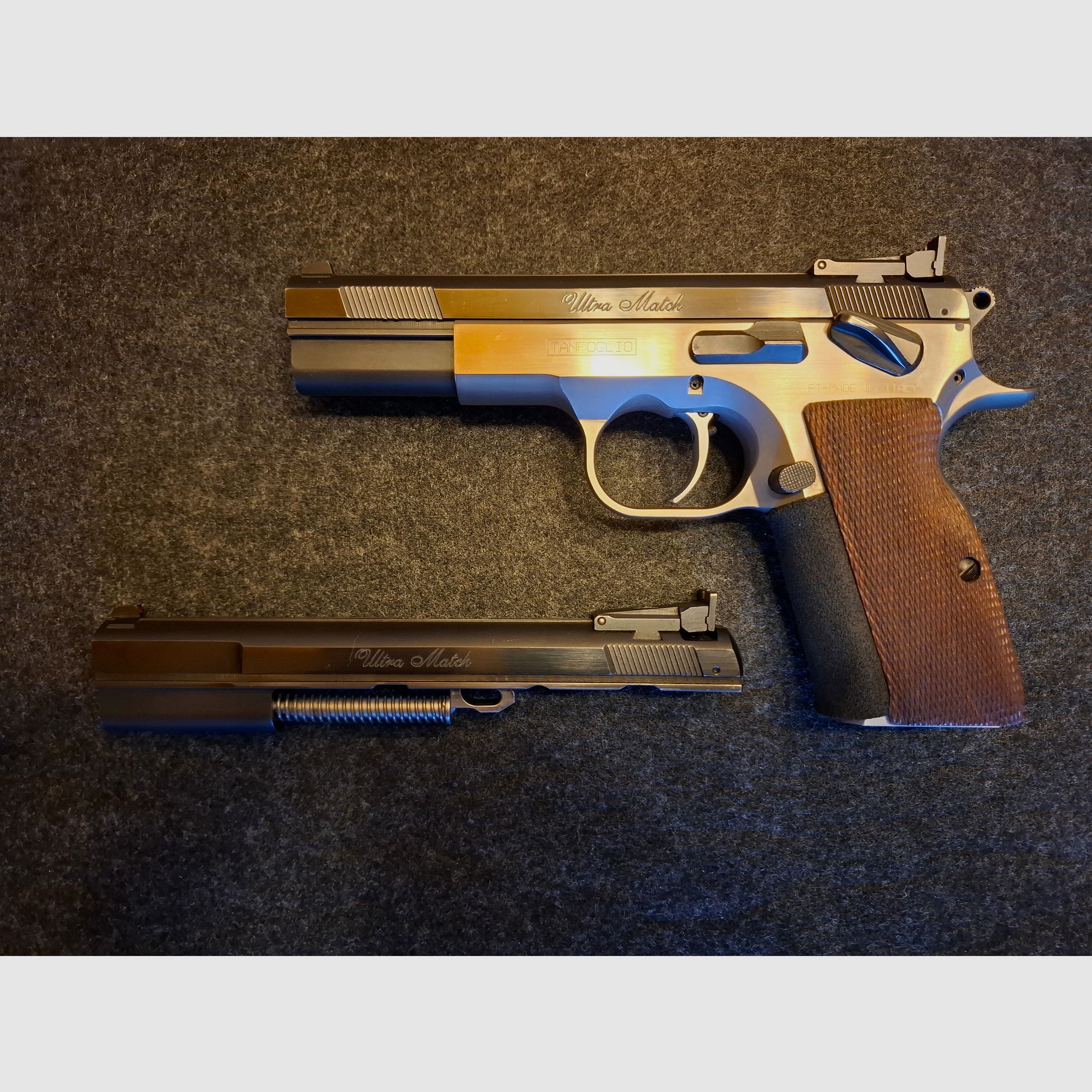 TANFOGLIO "Ultra Match Combo" - 45 ACP inkl. WS (9mm Luger)