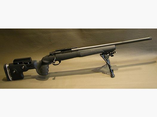 Accuracy HOWA 1500 caliber 308 Win Sniper Custom-Made GRS BERSERK Varmint stock Ceracote "Graphite Black
