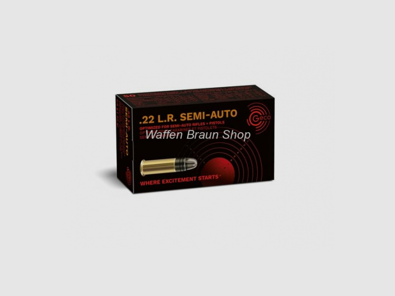 GECO .22 l.r. SEMI AUTO 50 Stück