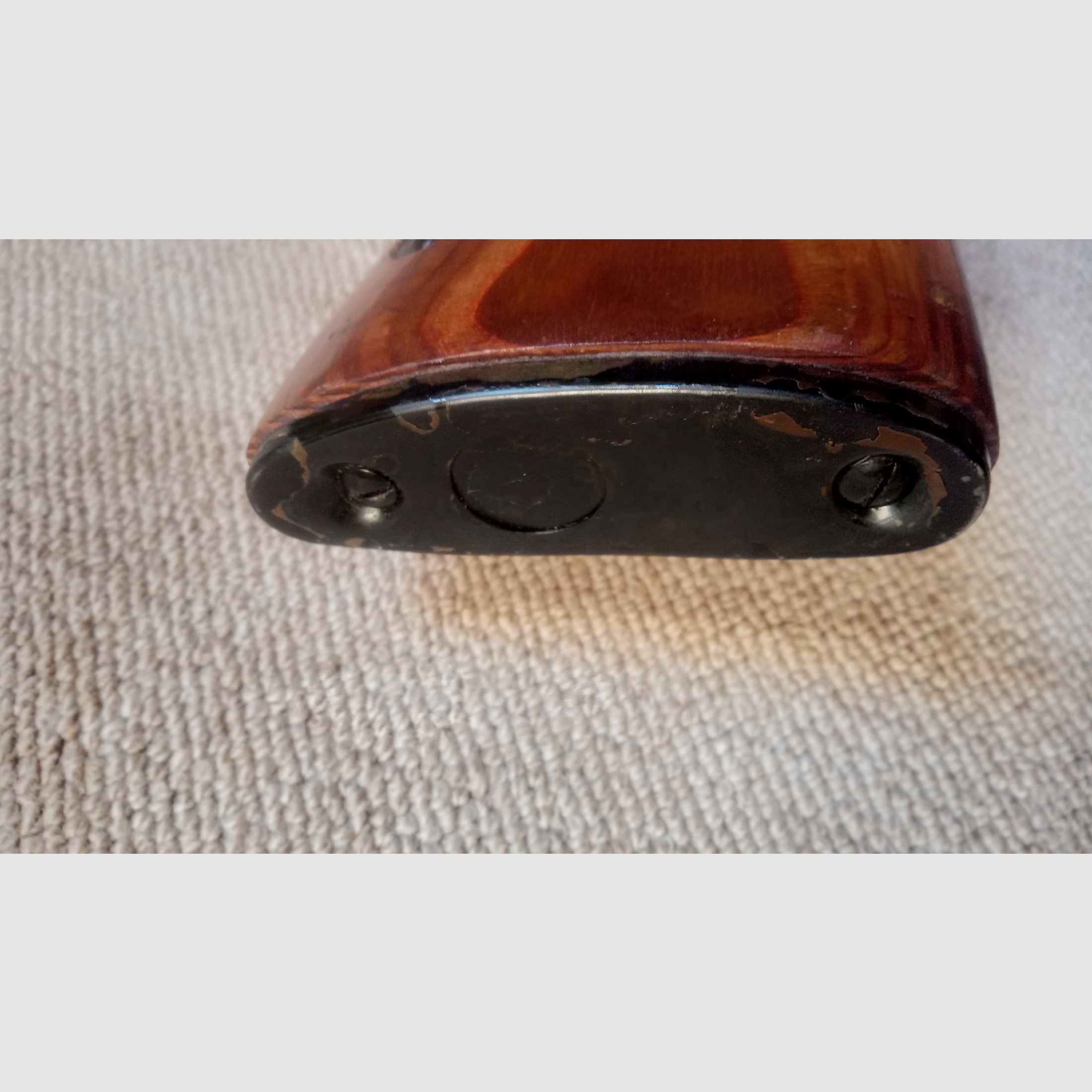 Madera de AK ruso con adaptador para rifle de CO2 Yunker en aspecto de culata fija AK74