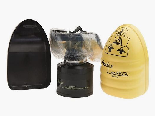 EKASTU Fluchtfiltergerät mit Haube escABEK-P3 mit Gurthalterung