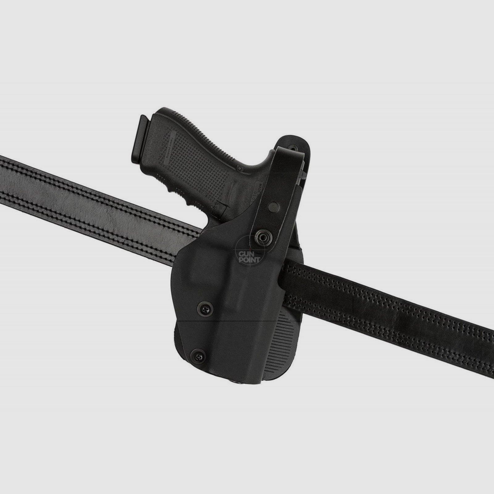 Frontline Thumb-Break Kydex Holster fr Glock 17 Paddle-Schwarz