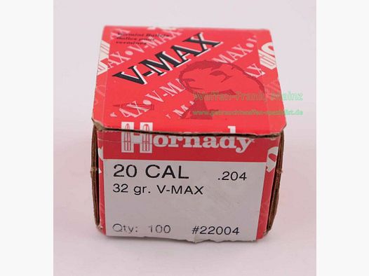 Hornady / USA Büchsengeschosse .20 (.204)