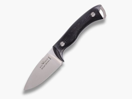 ROTWILD Hunting Knife "Milan" Micarta Black