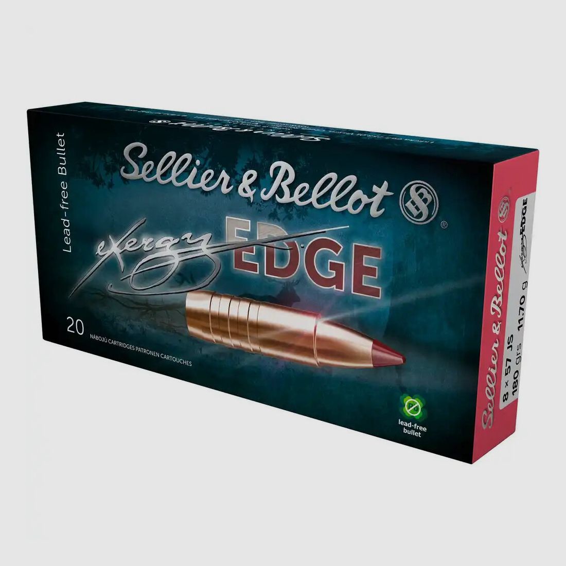 Sellier & Bellot exergy EDGE 11,7g/180grs à20 8x57IS