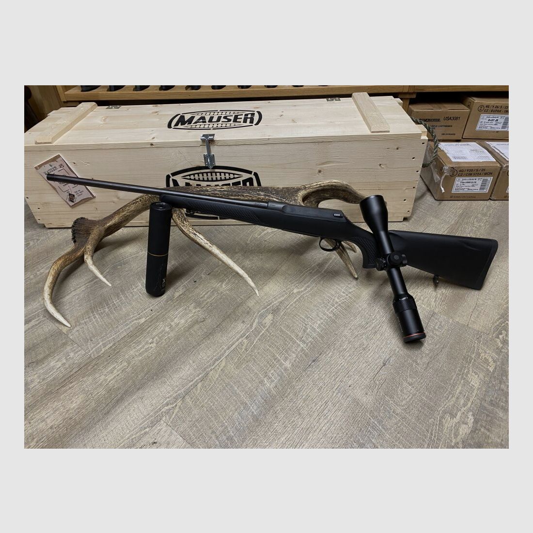 Sauer 100 Classic XT, con Kite B6 2-12x50