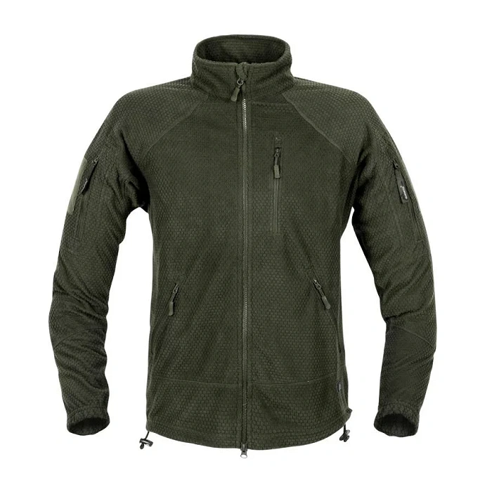 Helikon ALPHA TACTICAL Grid Fleece Coyote Fleece Jacket (BL-ALT-FG-11), image 21 of 40