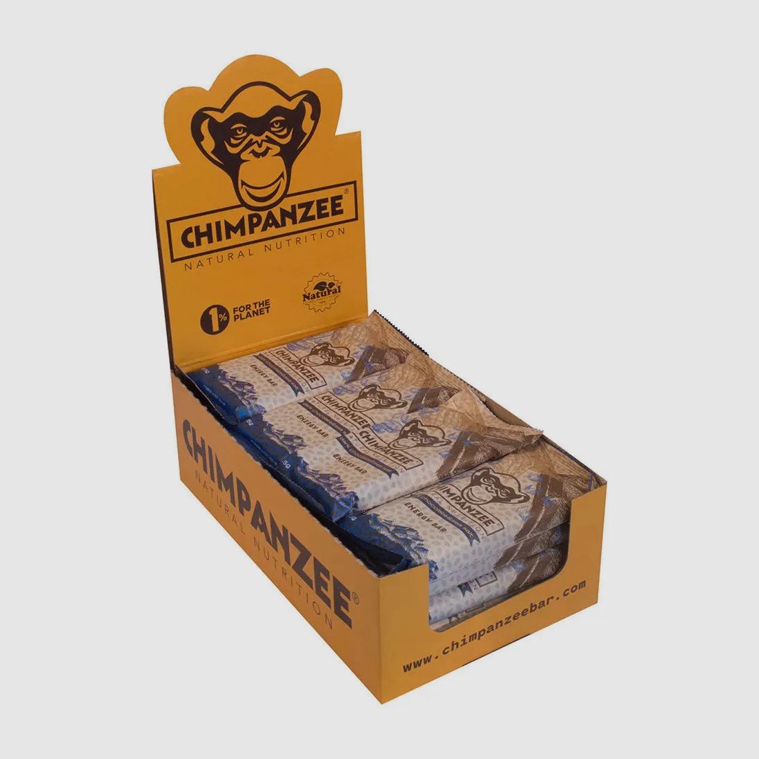 Chimpanzee Chimpanzee Riegel Energy Bar Dunkle Schokolade Salz 20 Stück