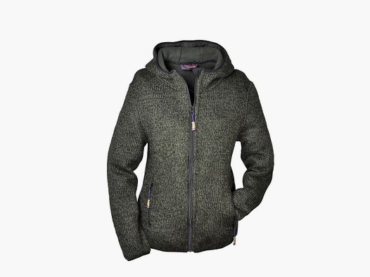 Hubertus Damen Strickjacke mit Kapuze