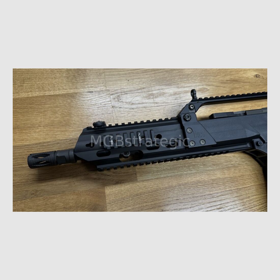 Heckler & Koch MGB243K Limited Edition halfautom. geweer .223Rem HK243 in "G36K" looplengte Limited Edition door MGB - klapstok - civiele versie van de H&K G36KA4 G36K
