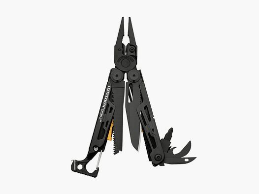 Leatherman SIGNAL Black, Molle Holster, Schwarz, L