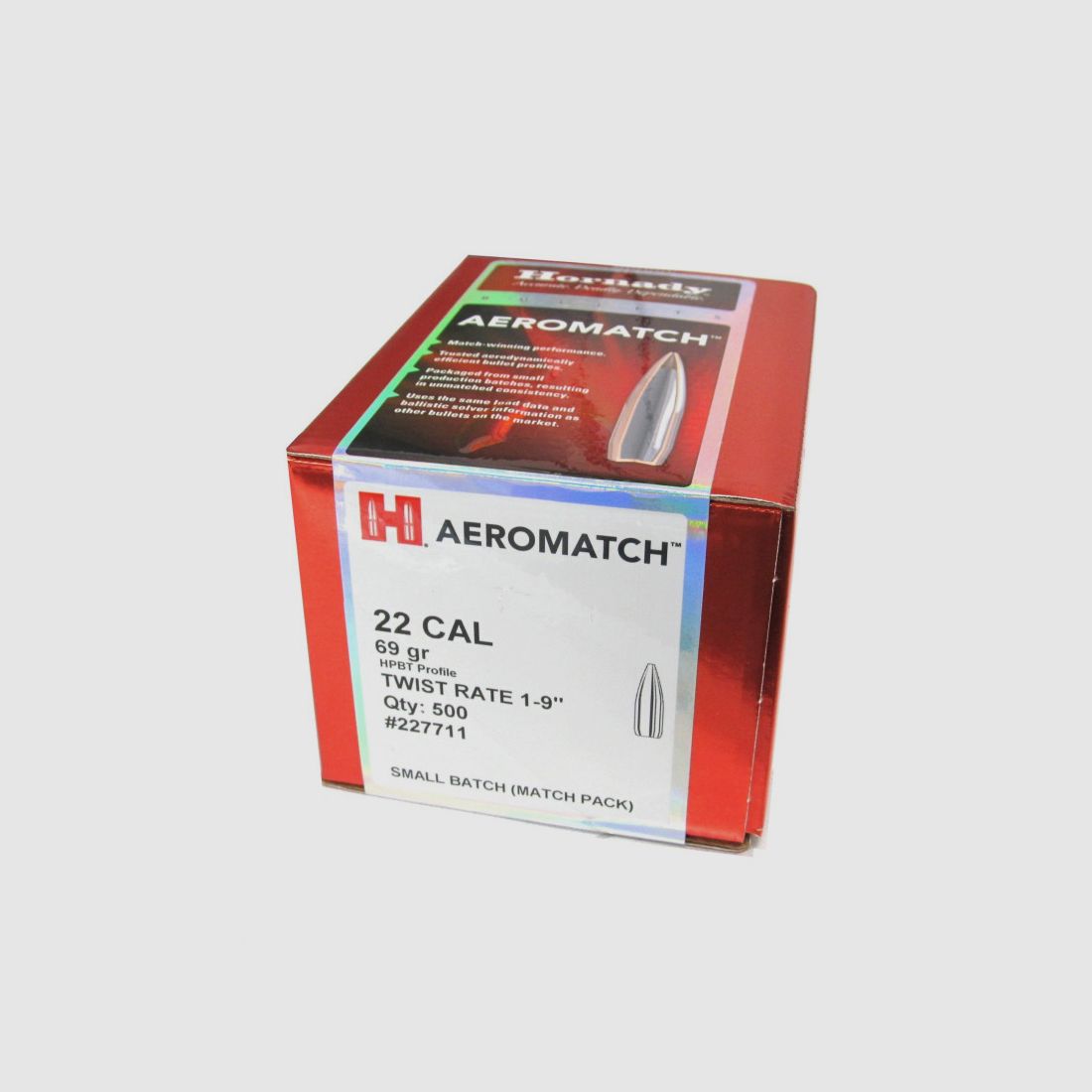 HORNADY PALLE CAL22 GR 69 AERO M