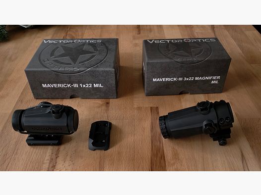 Red Dot und Vergrößerungsglas von Vector Optics