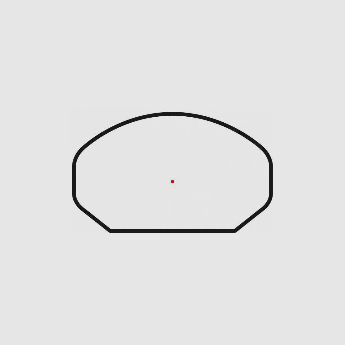 Hawke Frontier Reflexvisier 1x30 3 MOA Red Dot, Weaverschiene / DPP Schnittstelle