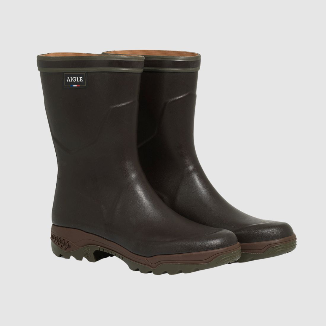Aigle Rubber Boots Parcours 2 Bottillon (Brown)