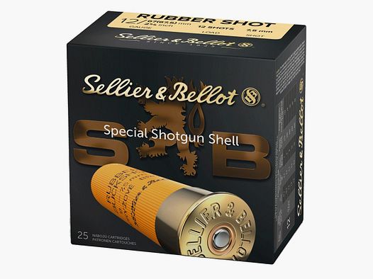Sellier & Bellot Rubber Buck Shot - Cal. 12x67