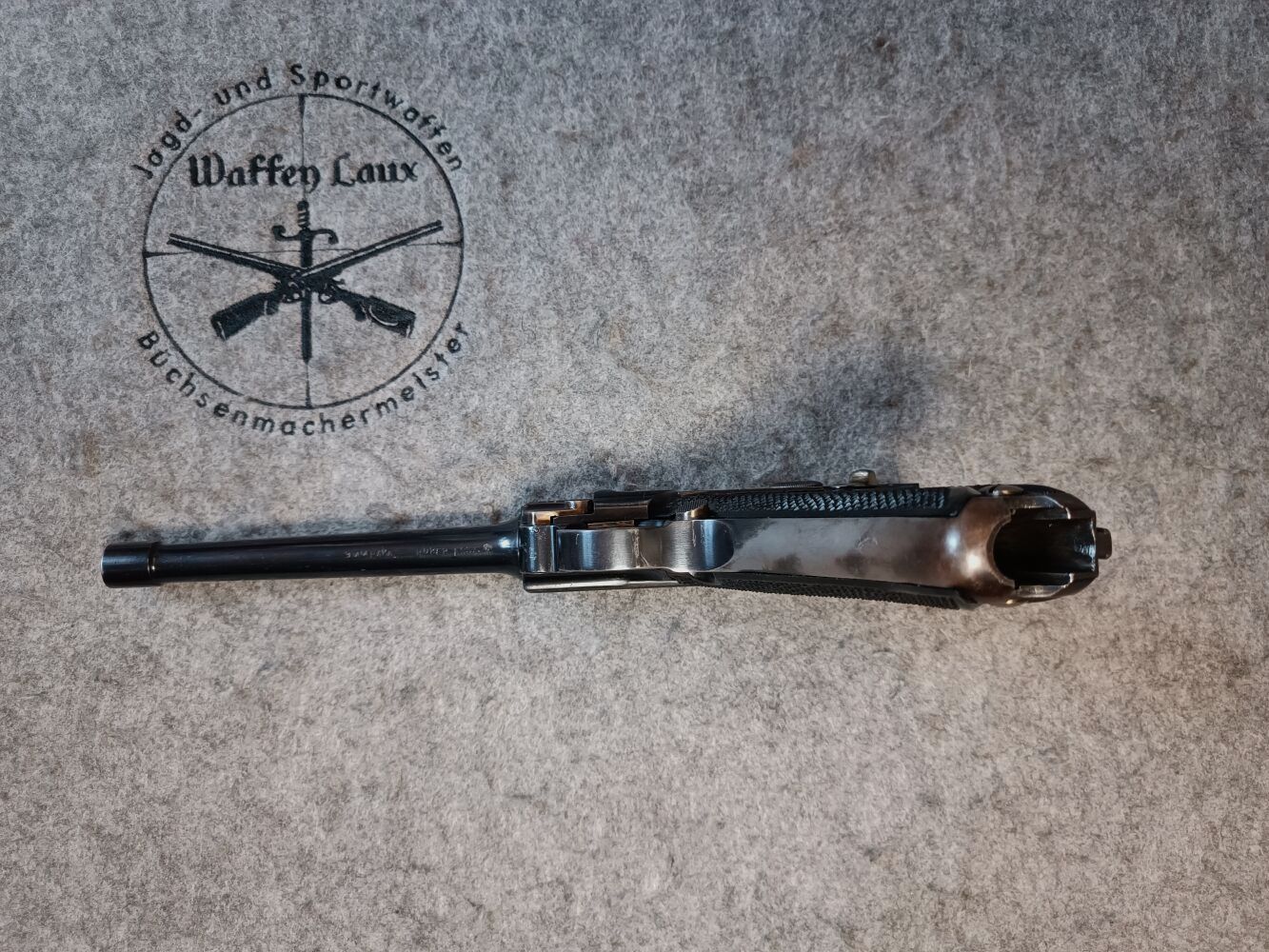 Mauser S/42 Luger P.08 1918 lange loop + repro holster kolf