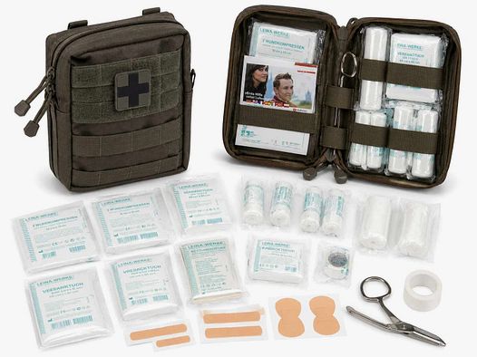 Mil-Tec First Aid Set Leina Pro 43-tlg. Large Oliv #16025501 | Taktisches Erste-Hilfe-Set