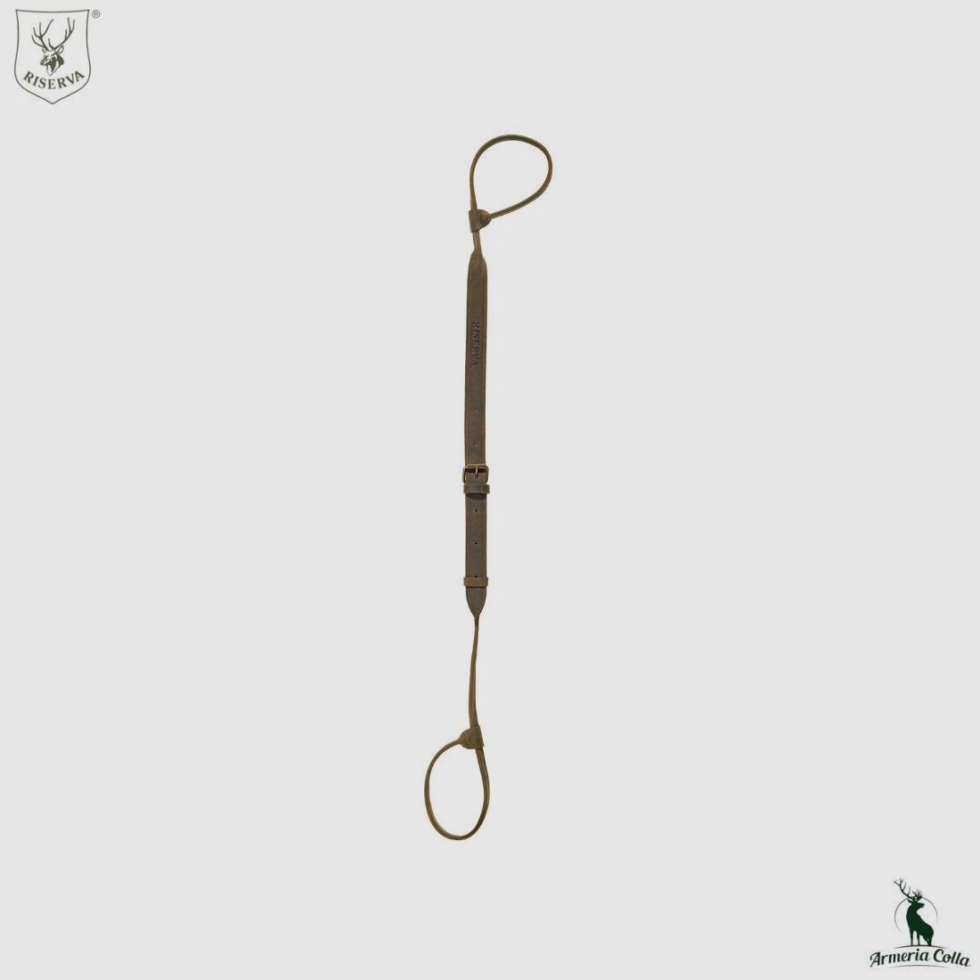 Reservetragegurt für Gewehr mit Leder R2337