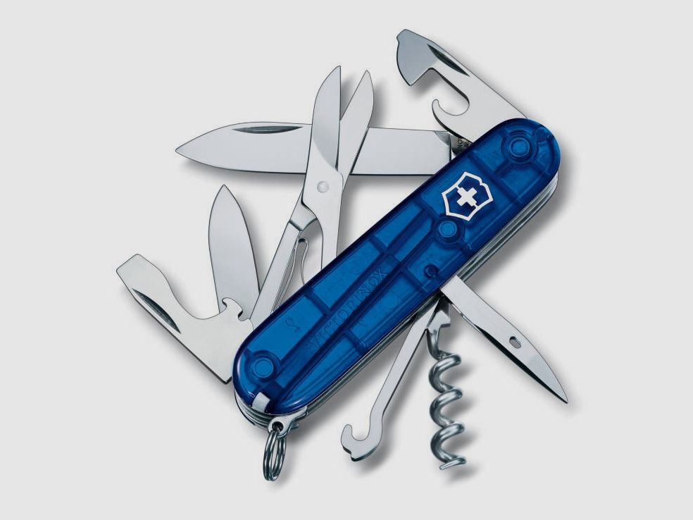 Victorinox Climber Blau Transparent