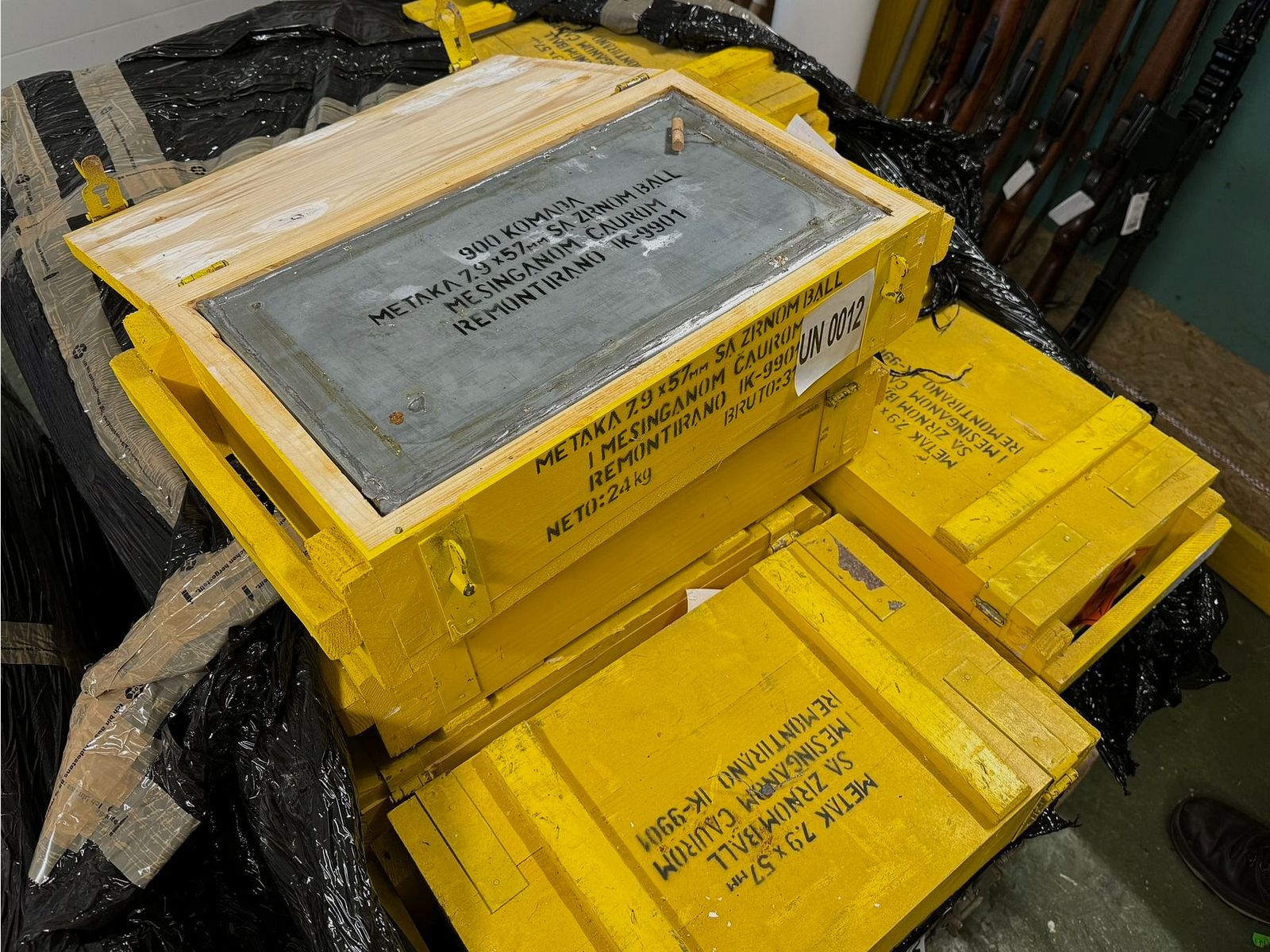 Surplus, 8×57 IS M-49, in Messinghülsen, FMJ 196 gr., in Originalverpackung, kein Postversand, 900 Stk., Bild 1 von 3