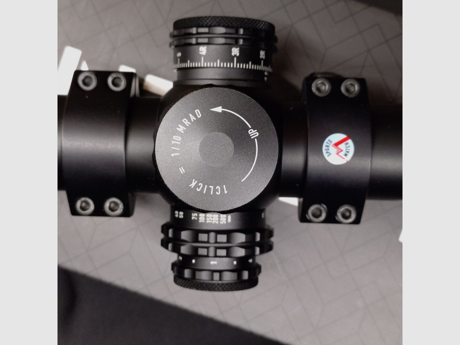 scope ELEMENT Titan 3-18x50 FFP APR-2D MRAD / incl. adjustable scope mount from Sportsmatch UK - ATP 94, 34mm high, for Weaver/Picatinny