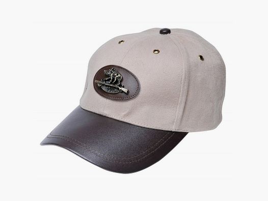 BEIGE UND BRAUNES Wildschwein CAP
