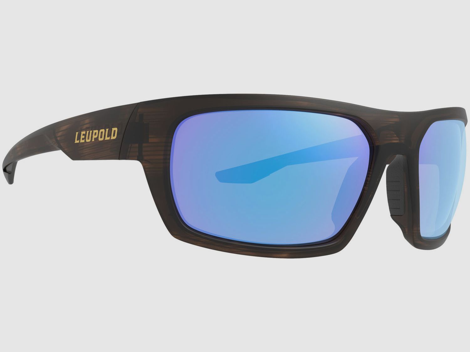 LEUPOLD PACKOUT Brille – matte Schildkrötenfassung / blaue Spiegellinse