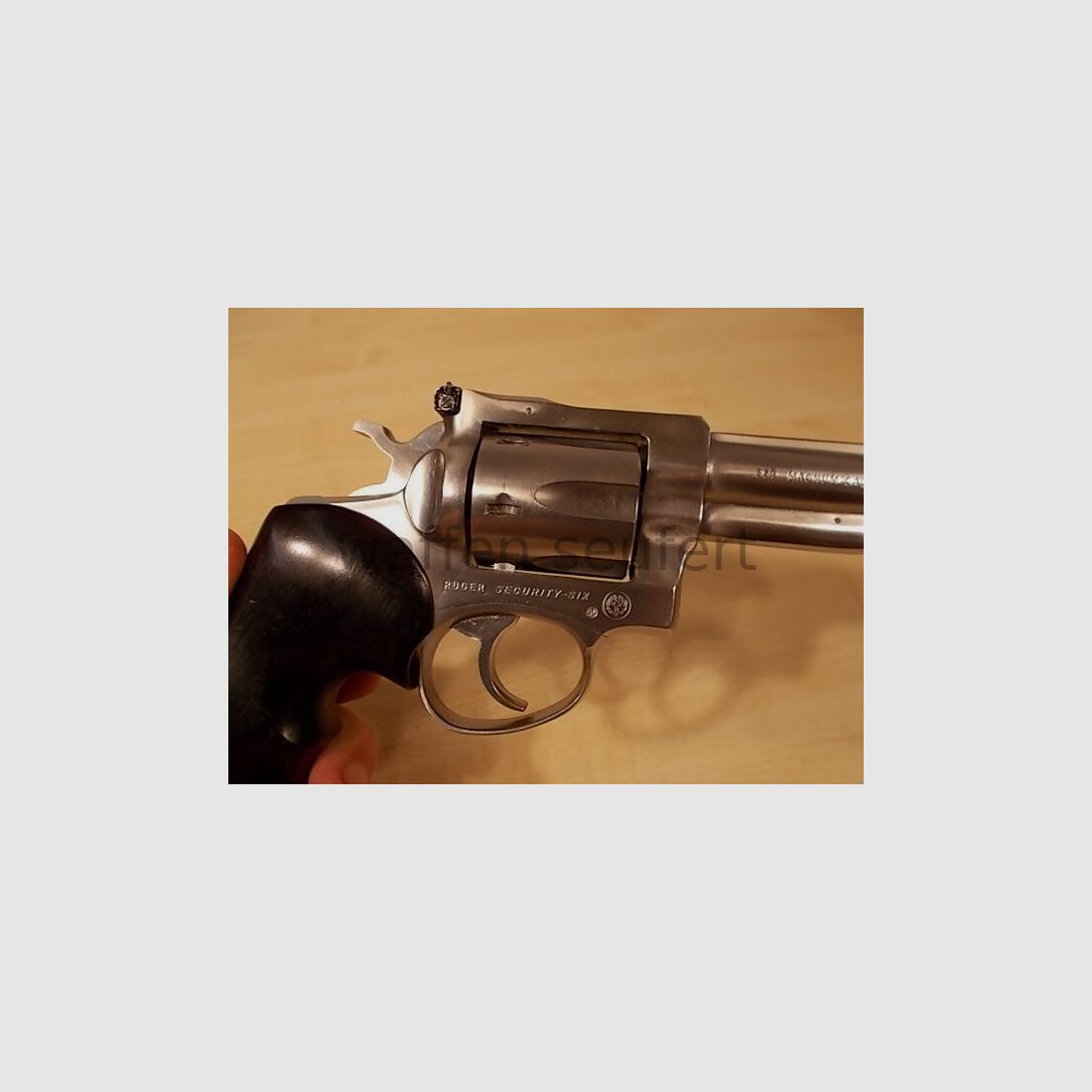 Ruger Security Six 6 inch stainless sport revolver.