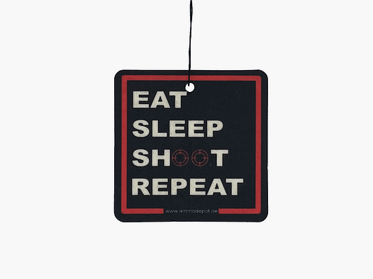 Ammo Depot Air Freshner Duftbaum - Eat Sleep Shoot Repeat