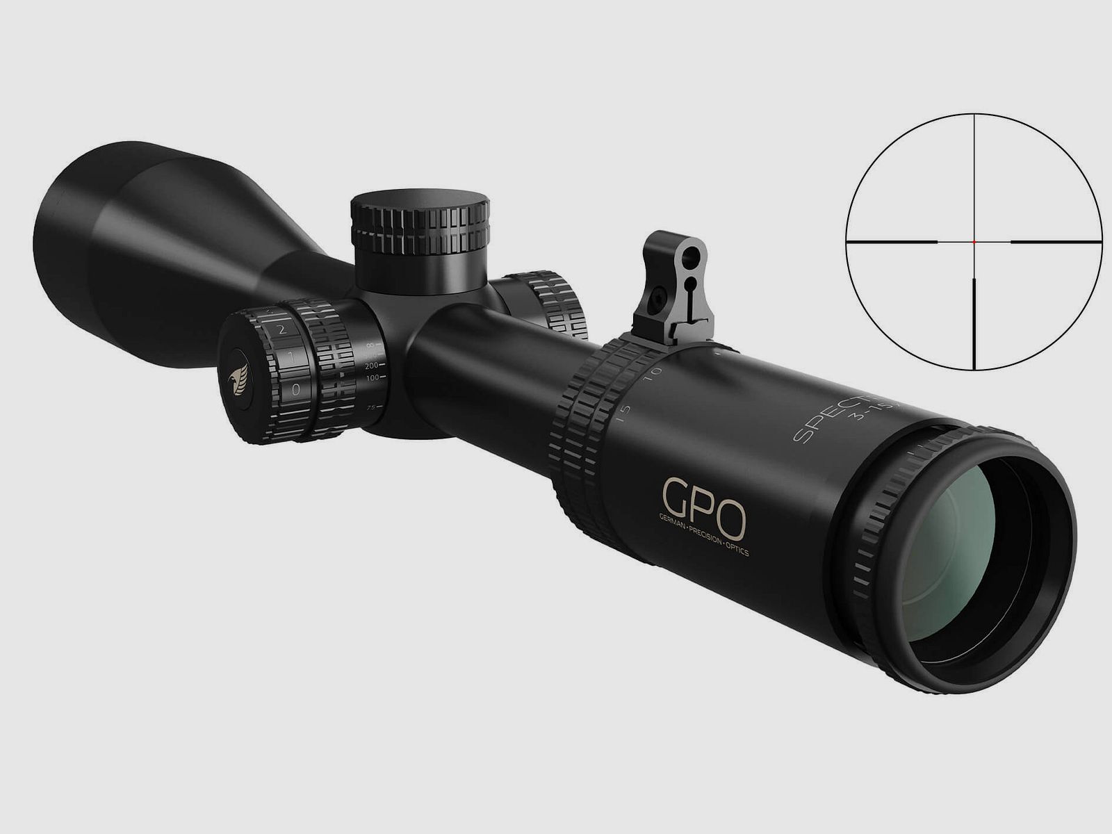 GPO SPECTRA™ 5x 3-15x56i G4i Absehen
