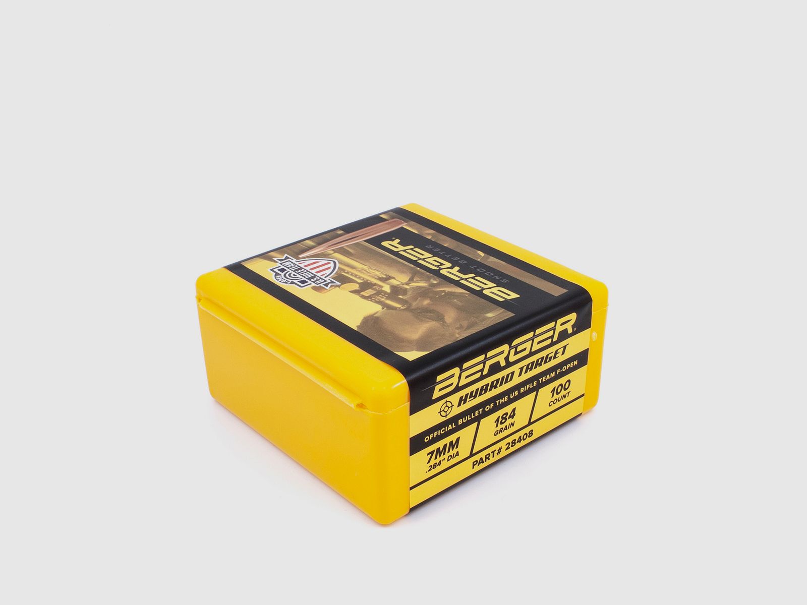 Berger Geschoss 7mm/.284 F-Open Hybrid Target 184GR 500 Stück