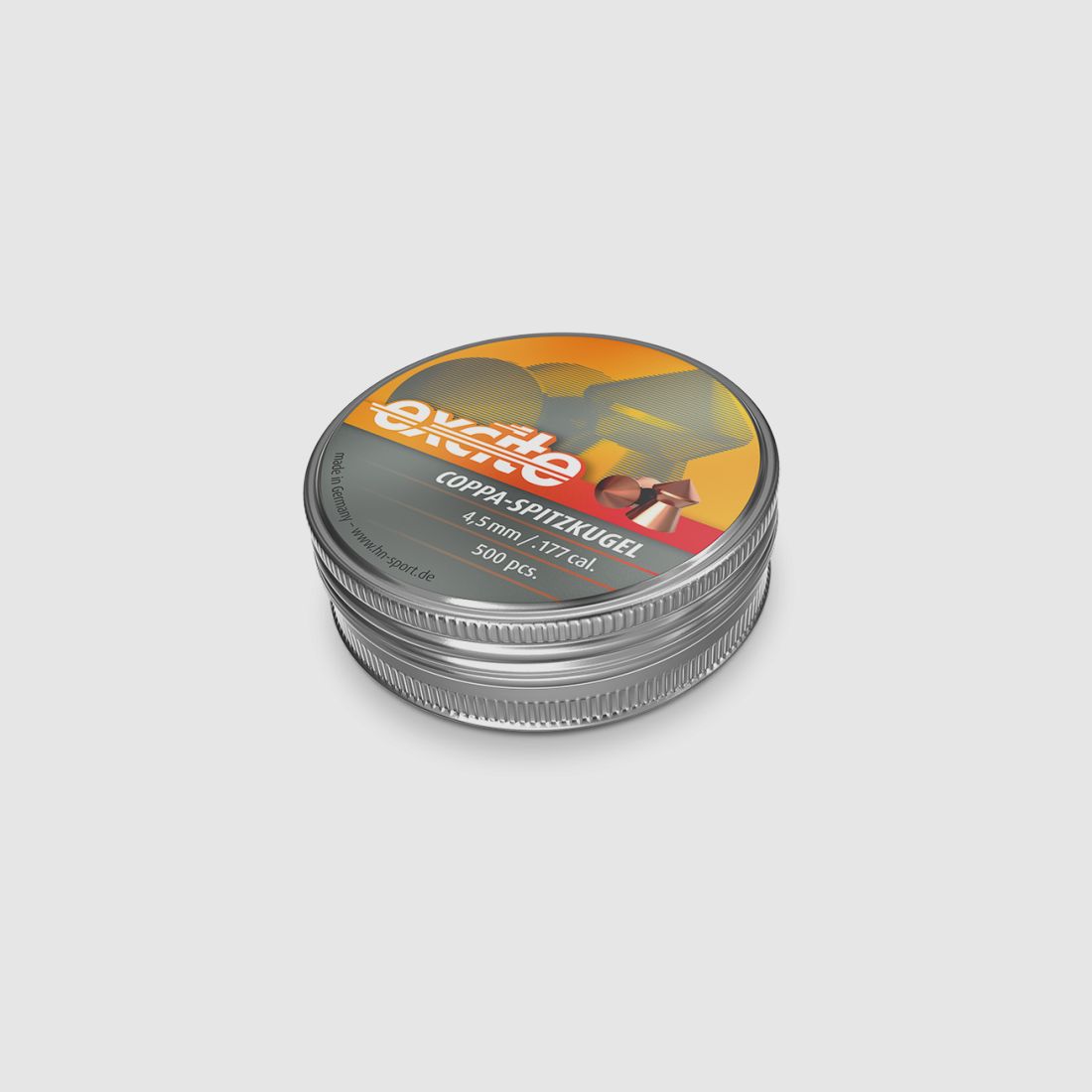 H&N EXCITE COPPA SPITZKUGEL - VERKUPFERT - 4,5MM - 500 STÜCK