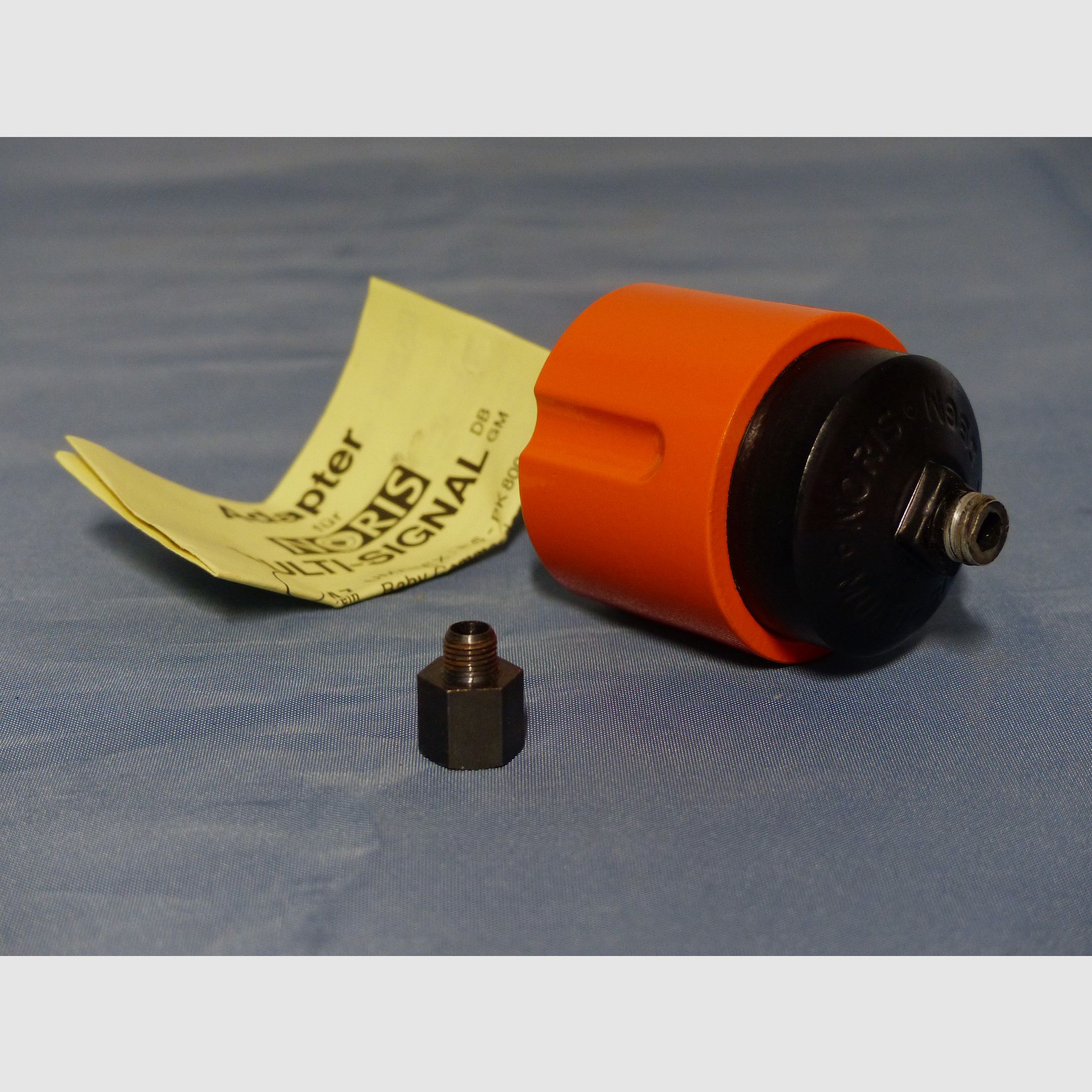 Schreckschuss Gas Revolver Pistole Adapter Noris Multi-Signal DBGM OVP vintage