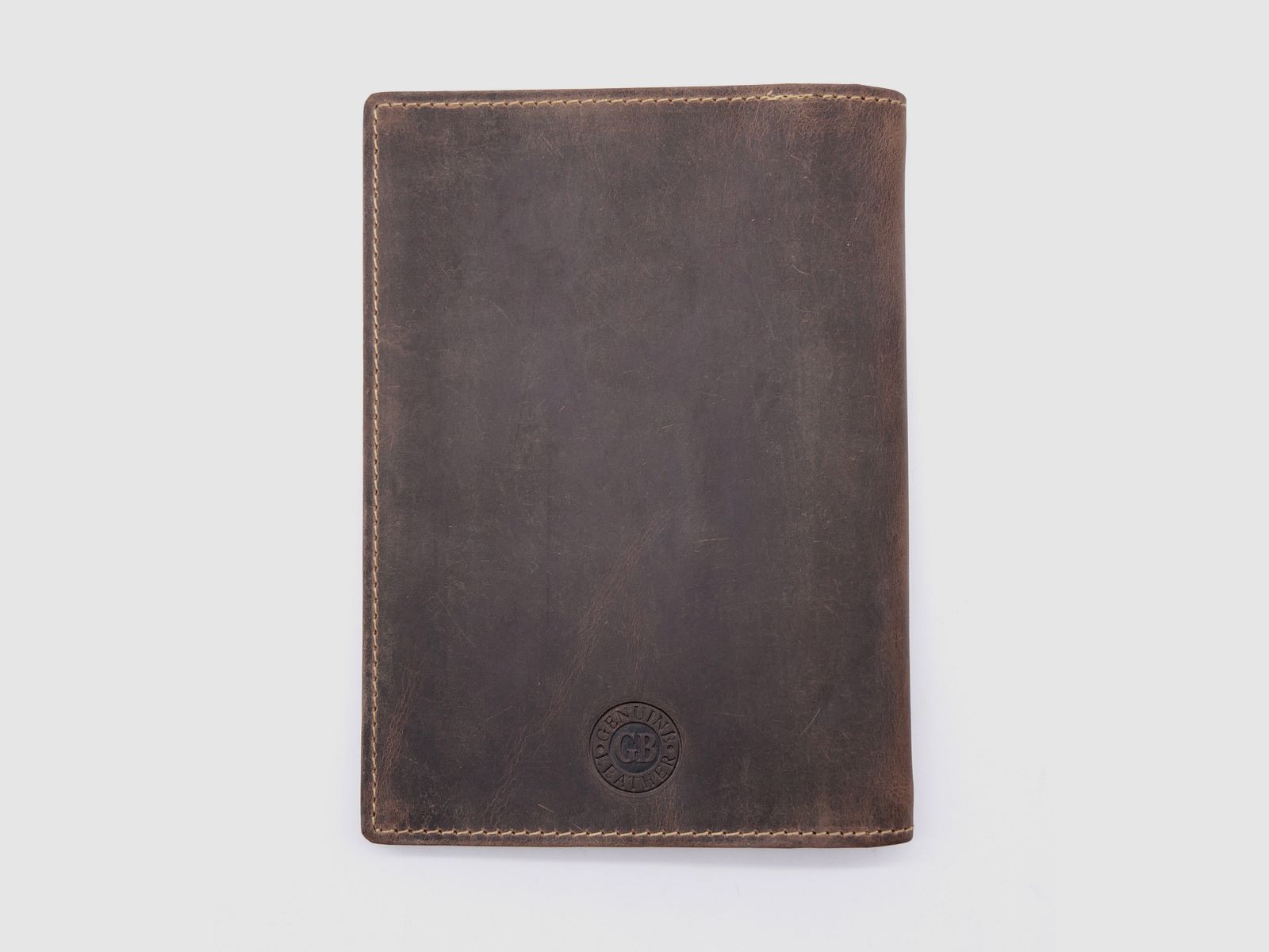 Greenburry leather hunting license folder ID folder case stag brown 328B-stag-25