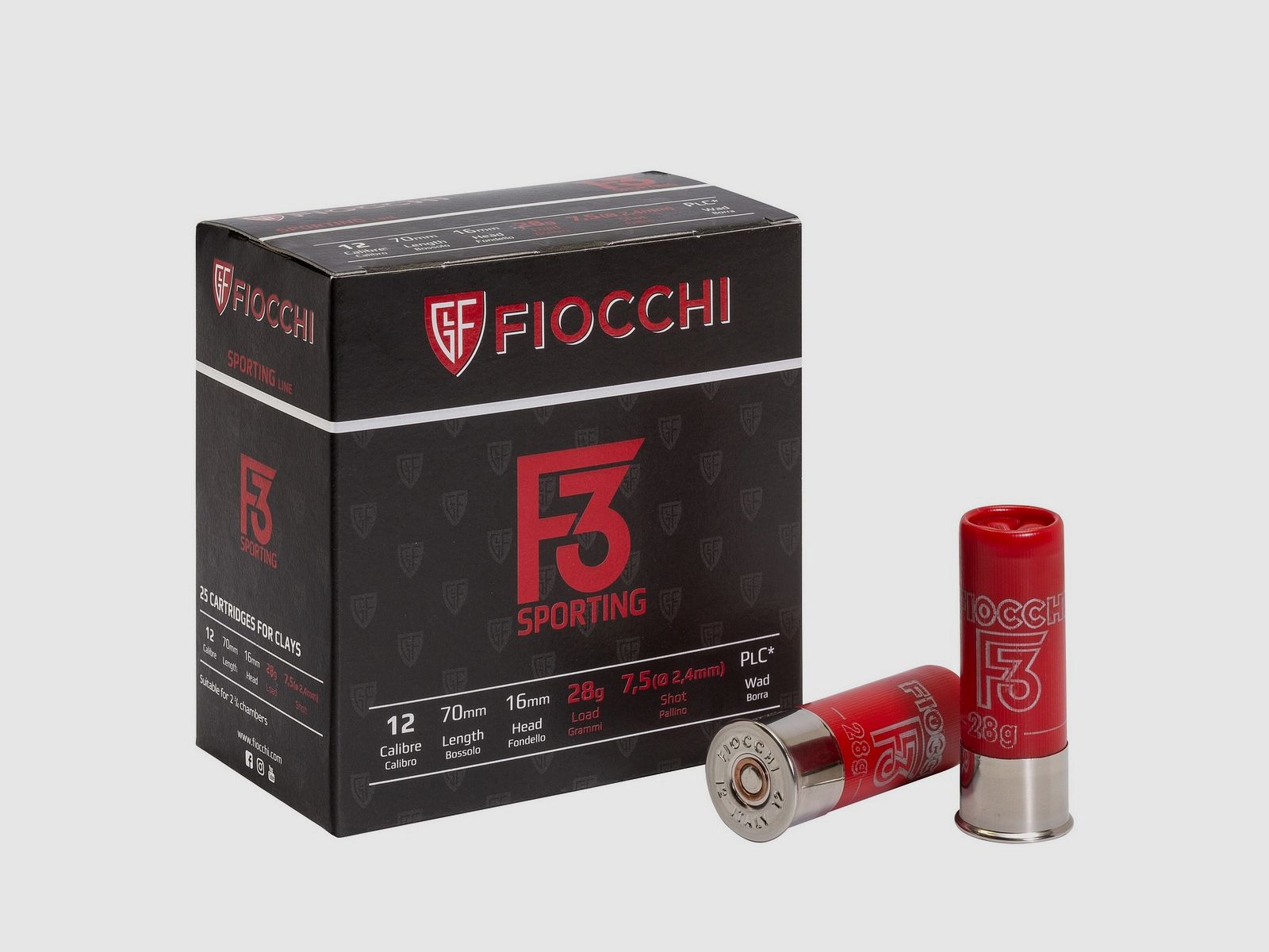 Amunicja Fiocchi F3 12/70 28g 7,5, zdjęcie 2 z 2