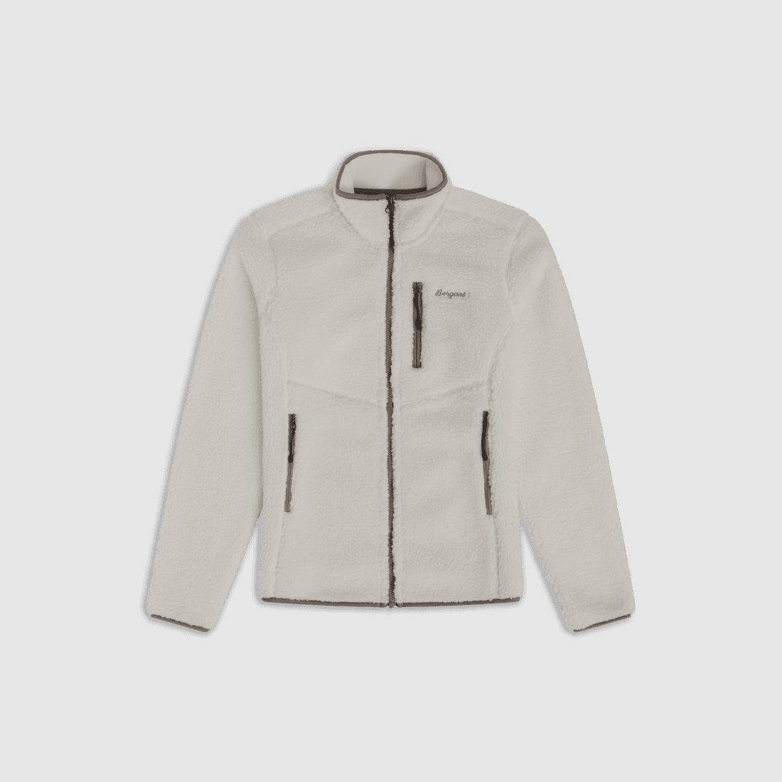 Bergans Lunnan Pile Fleece Jacket Mujer Vainilla Blanca S