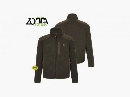 ZOTTA Giacca Pile Lima Fleece verde