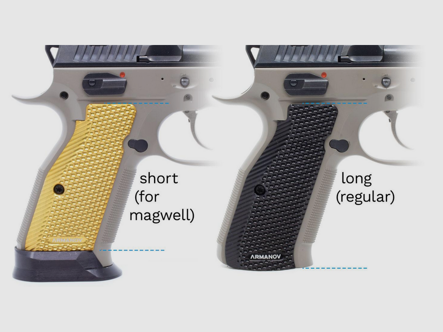 Magwell für CZ Shadow 2 – rot – S/M, Bild 2 von 2