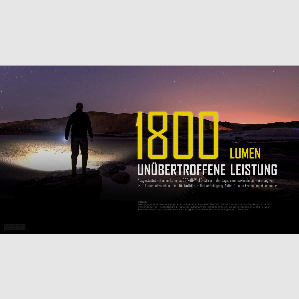 Torcia Nitecore MH10S 1800 Lumen