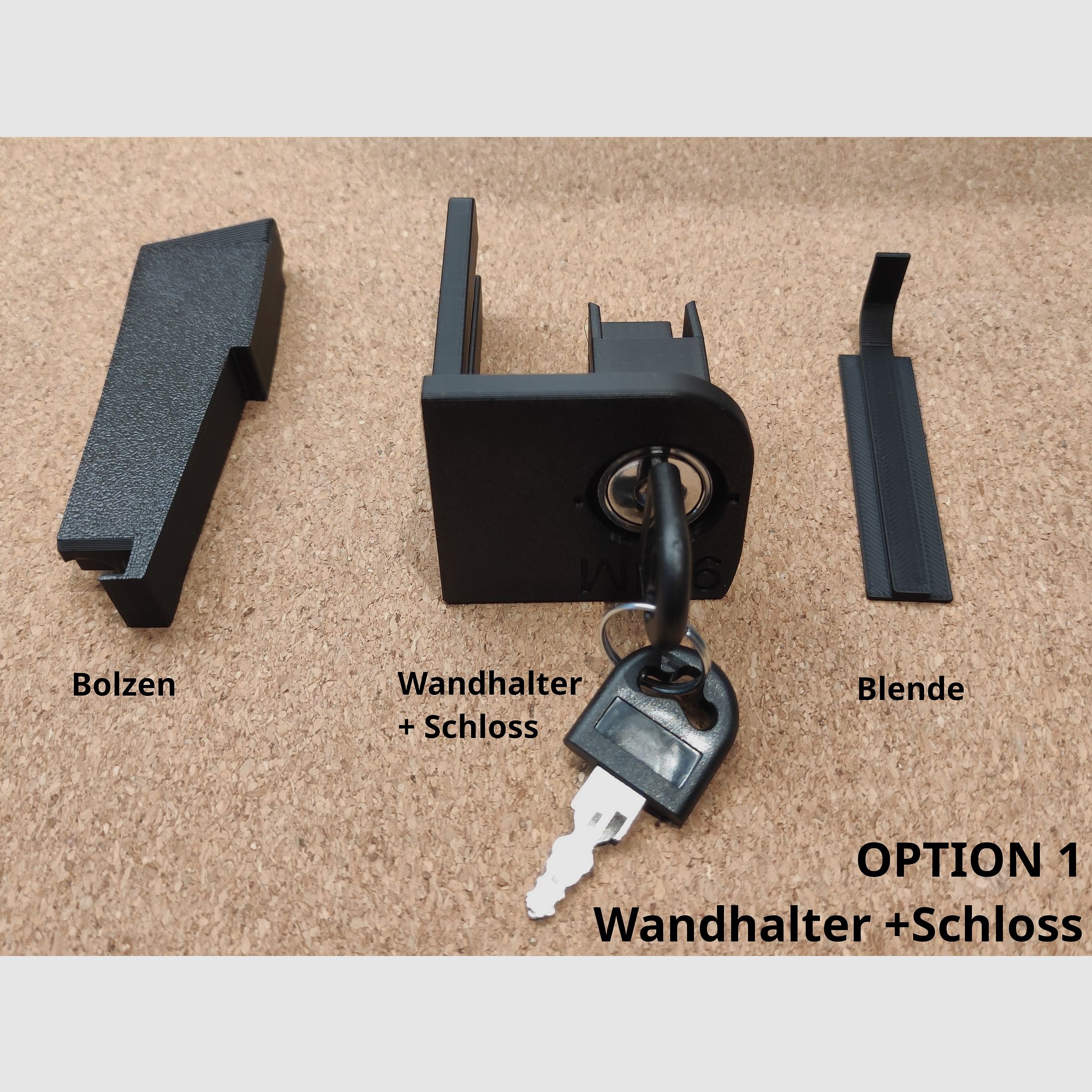 Walther P99 SRS / PAK | Wandhalterung & Schloss | Ästhetisch 