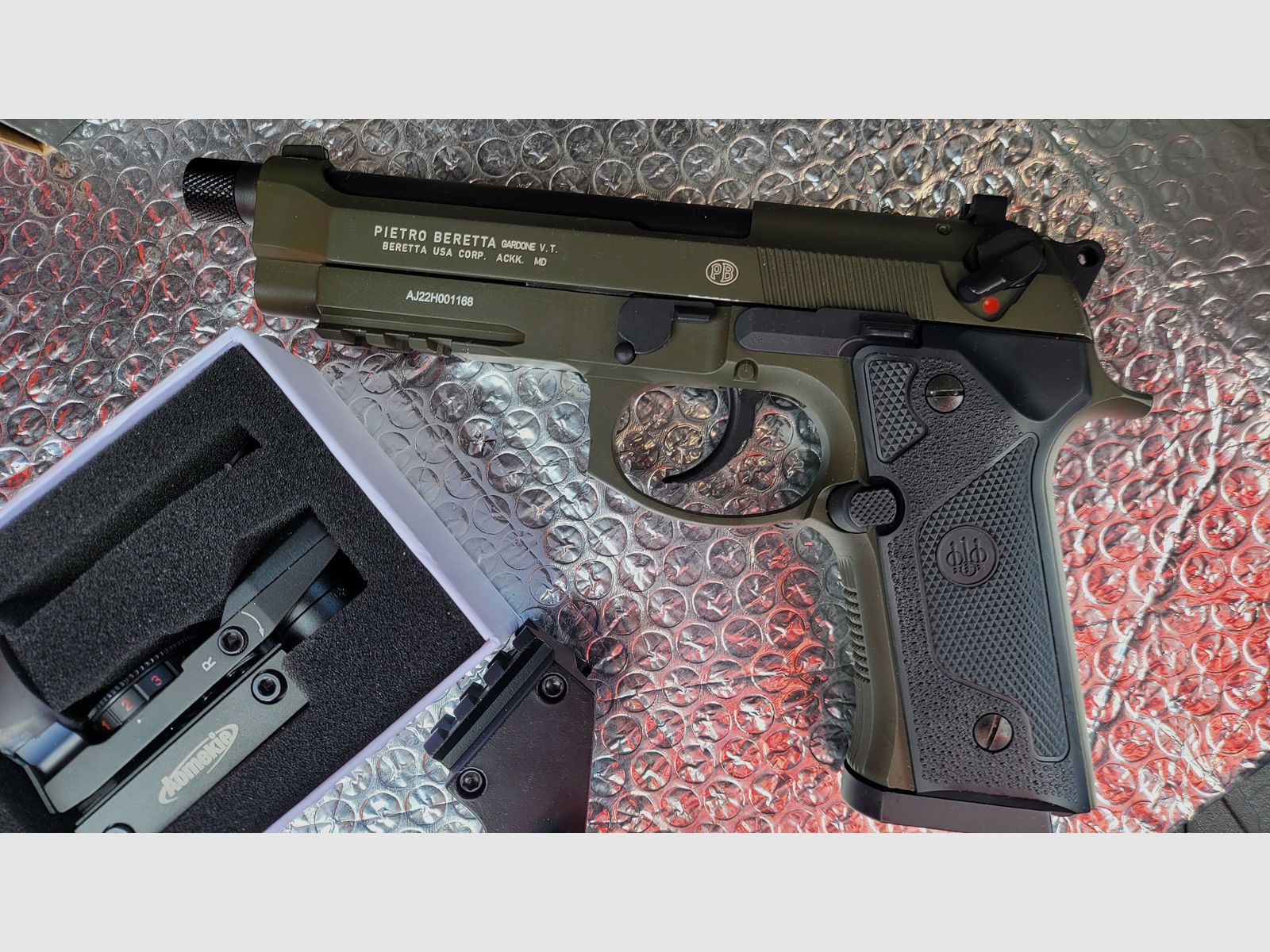 Pistola de aire comprimido Beretta M9A3 CO2