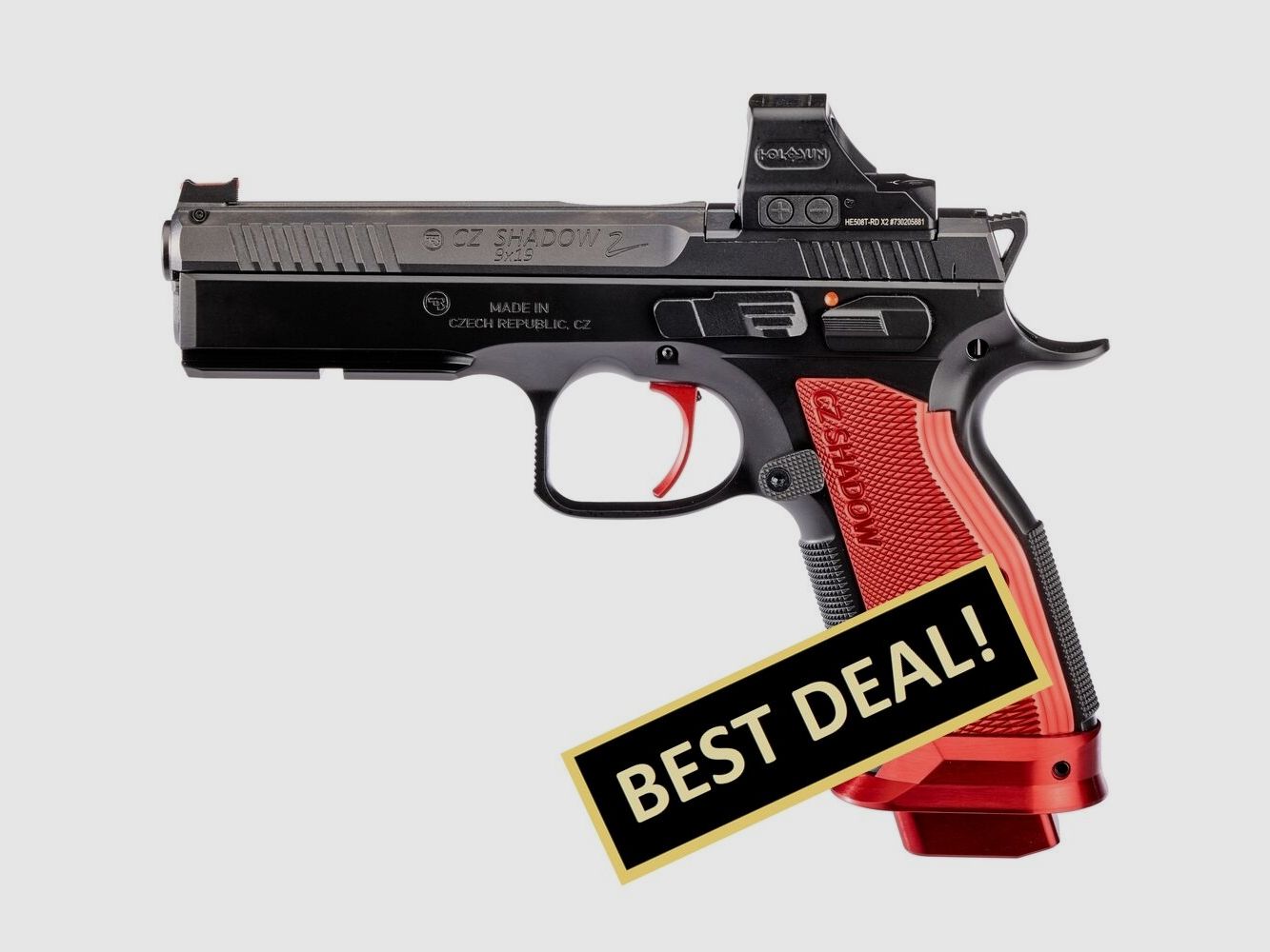 CZ Pistole Shadow 2 HS 508T Combo Red 9 mm Luger
