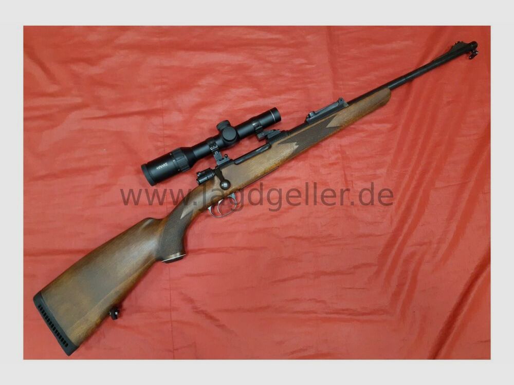 Drückjagdwaffe Mauser K 98 Preduzece 44 mit 1-4x24 Hawk LP 8x57JS