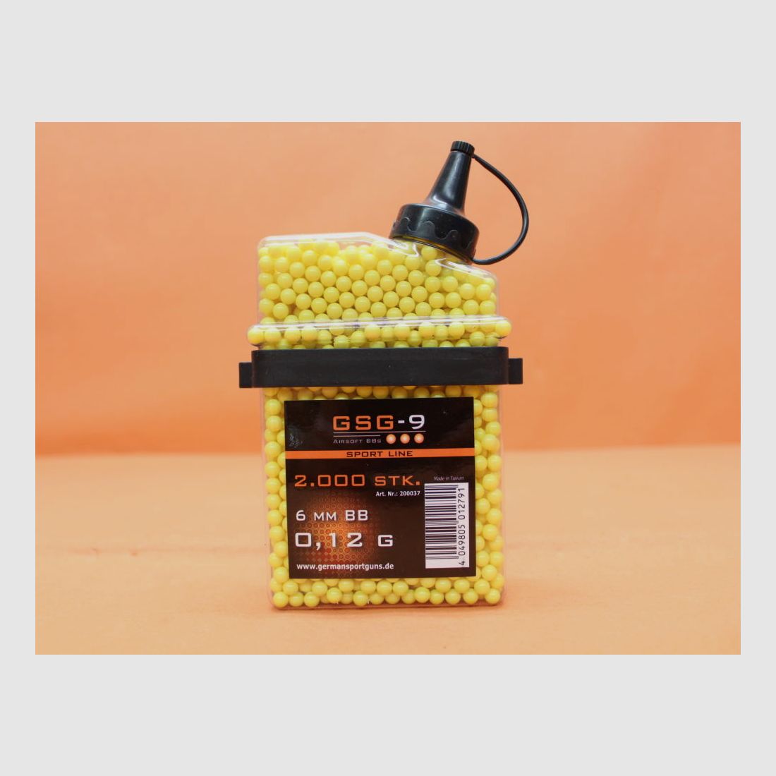 GSG German Sport Guns GSG-9 Sport Line 6mmBB 0.12g yellow (200037) VE 2000 pieces (canister)