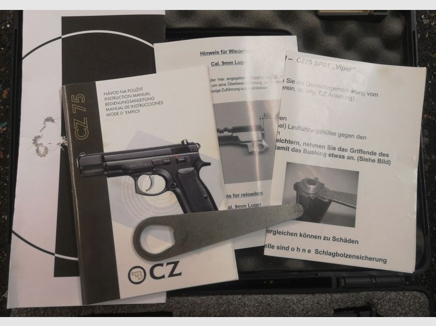 CZ75 Sport II SA (Sport 2) Oschatz Tuning 6" Matchpistole CZ SP01 Viper