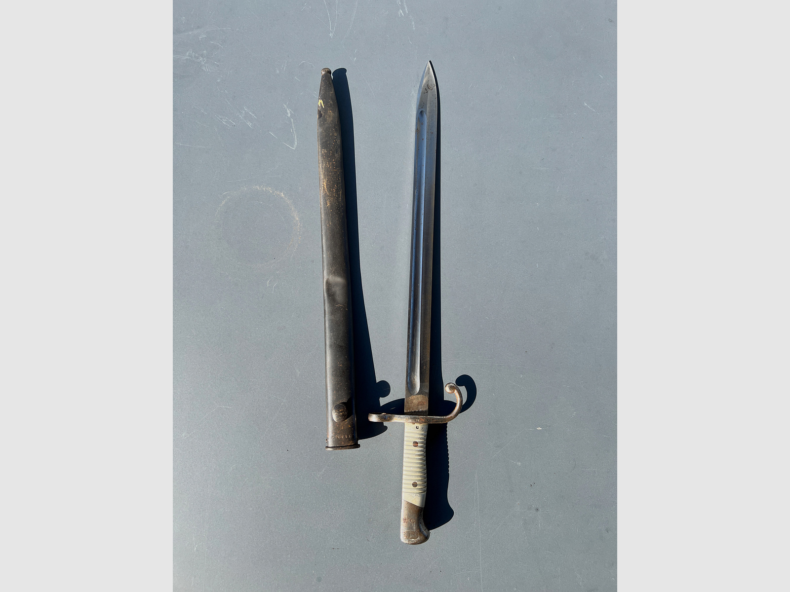 Historisches Argentinisches Mauser Bajonett Modell 1891 – WKC Solingen – Militaria