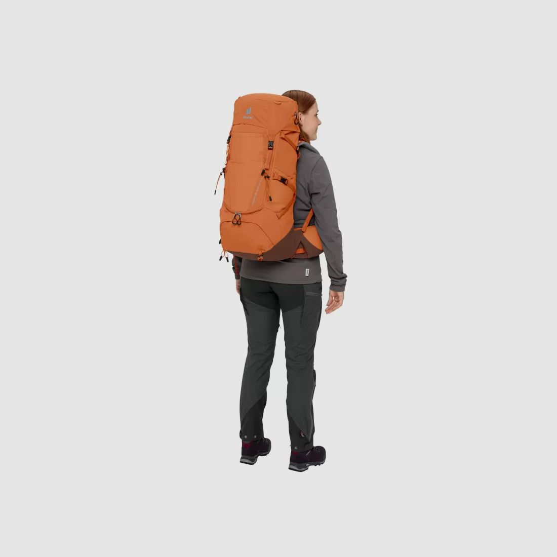 Deuter Aircontact Core 45+10 SL orange, marron, image 1 sur 13