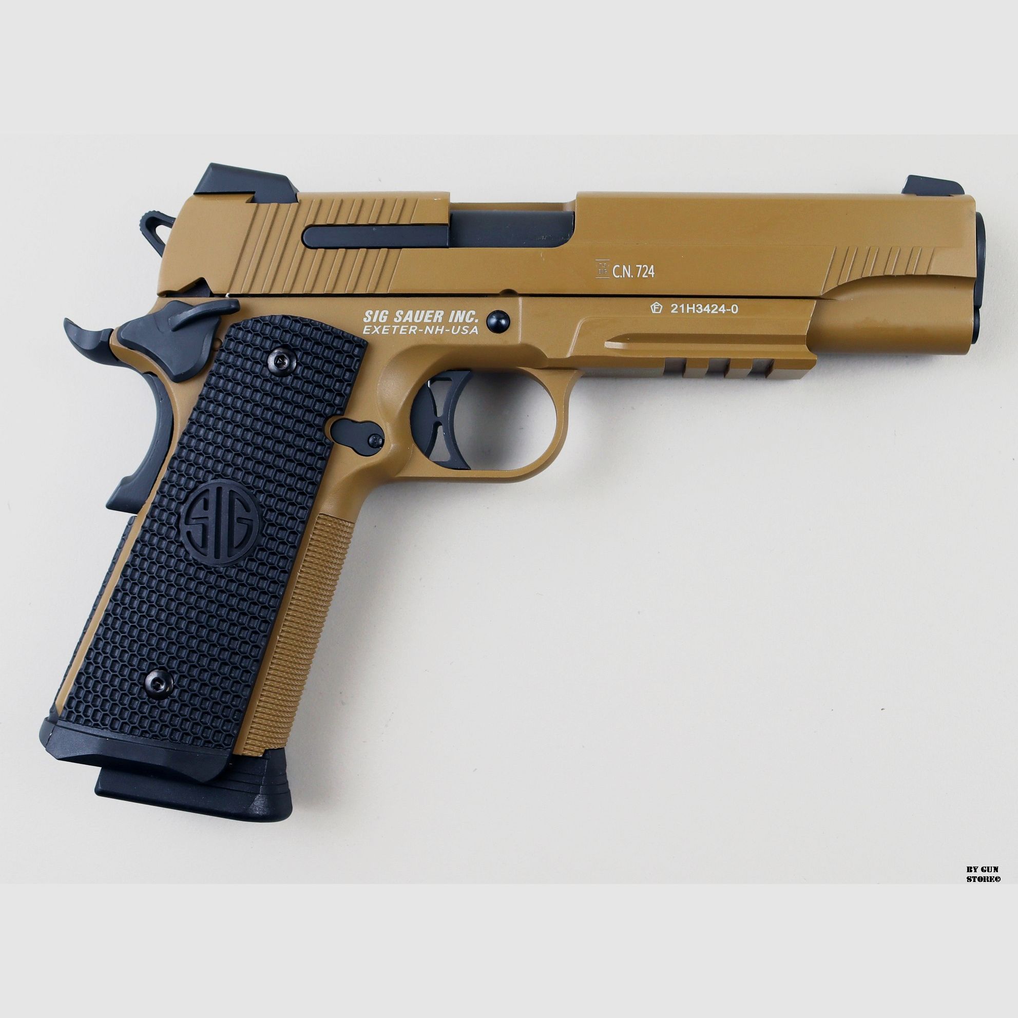 Pistole Co2 SIG SAUER 1911 EMPEROR SCORPION 4,5MM BB BLOWBACK VOLL METALL, Bild 2 von 3