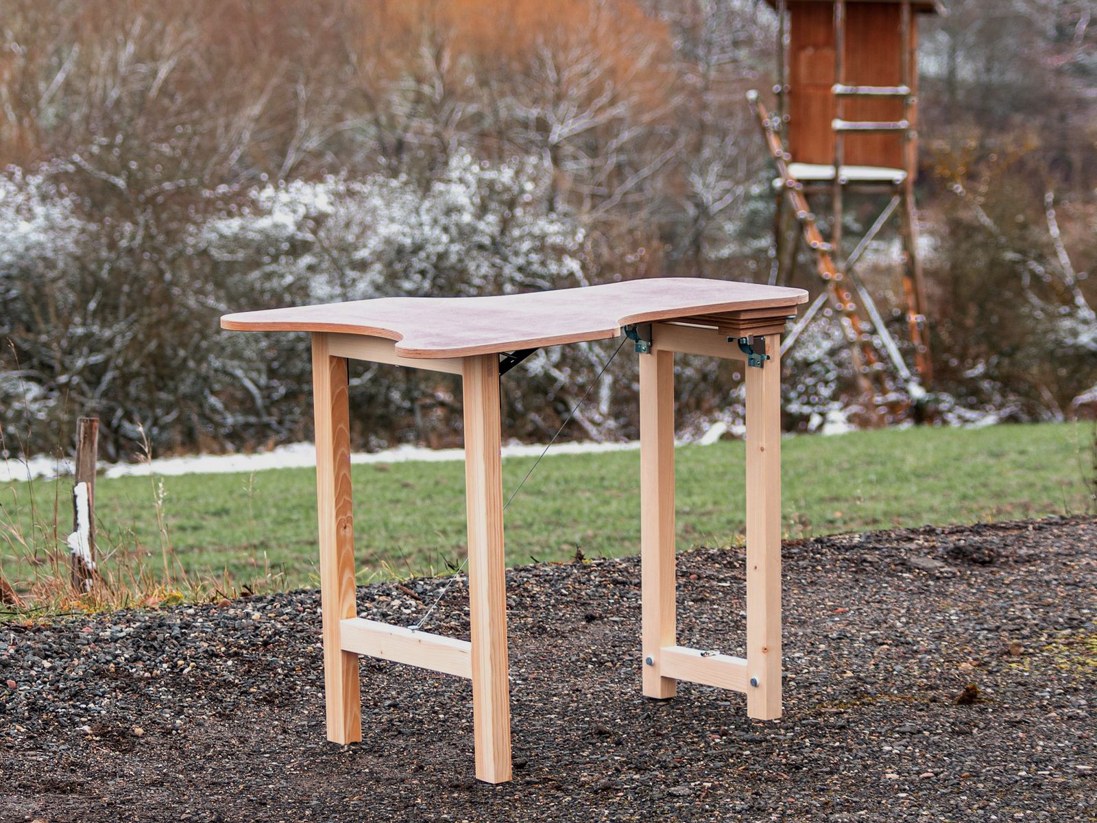 Premium large shooting table